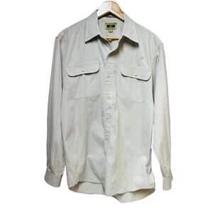 Joseph Abboud Men's Button‎ Down Dress Shirt  Medium  Beige
